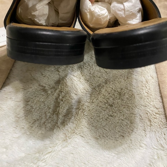 Original GUCCI WOMEN PRINCETOWN LEATHER SLIPPERS 🔥🔥🔥🔥🔥 - Picture 10 of 12